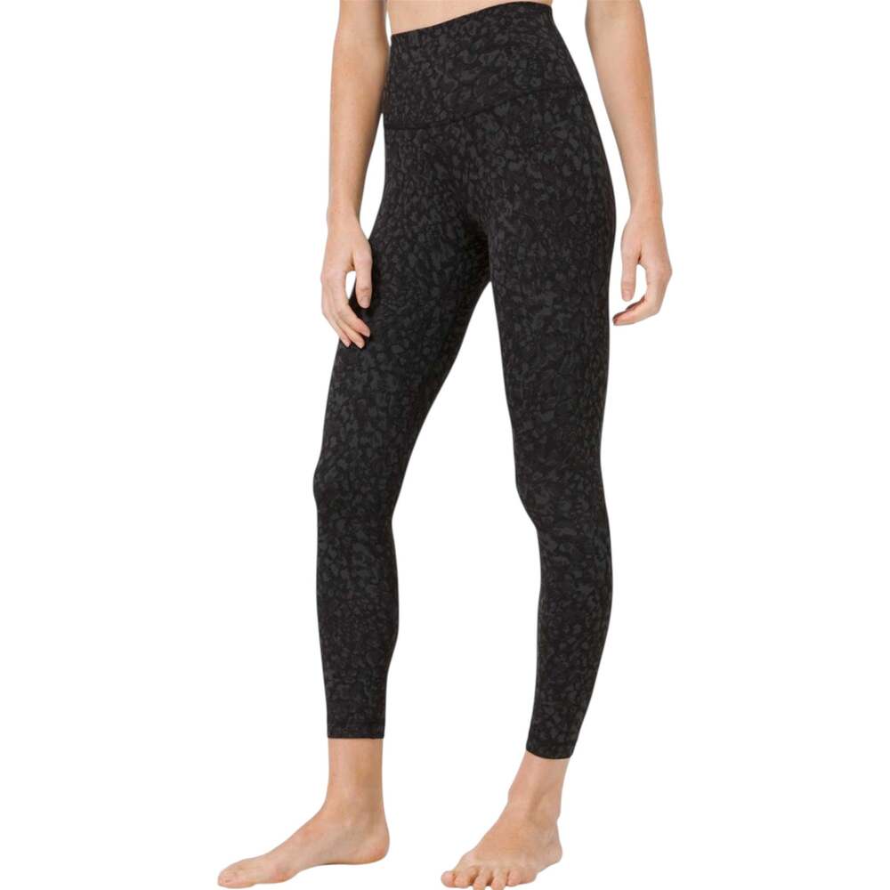 Lululemon Align Pant II 25" High Rise Pocket Wild Thing Camo Deep Coal Multi 4